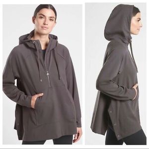 ATHLETA 😍 Glacier Handkerchief Poncho XXS Hoodie Pullover